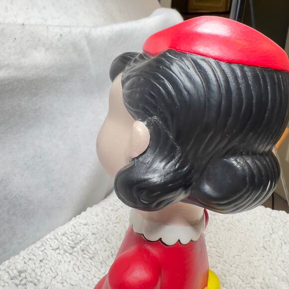 Peanuts Lucy Vintage Hand Painted Ceramic RARE 1968 Shultz Charlie Brown - Picture 12 of 16